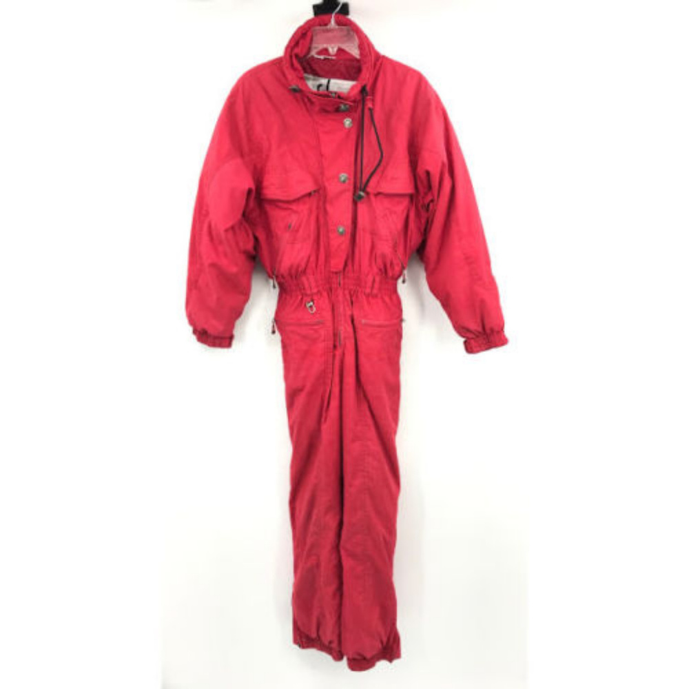 Vintage Fila Ski Suit 10 Red 90s